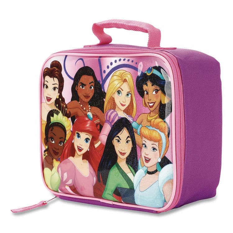 BIOWORLD MERCHANDISING Kids Insulated Lunch Tote, Disney Princesses Theme, Multicolor (BWRLXG5DBEDSYSB) thumbnail 2