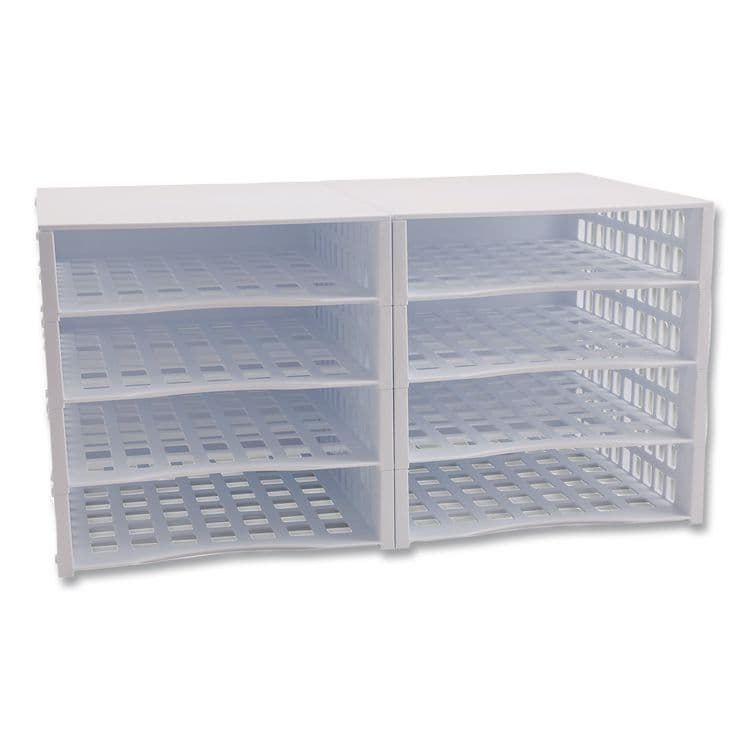 ADVANTUS CORPORATION Literature Organizer, 8 Sections, 21 x 12.25, White (AVT39444)