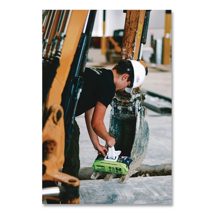 NUVIK USA . PowerSCRUB Cleaning Cloths, 10 x 15, White, 80/Pack (DIL6500080) thumbnail 4