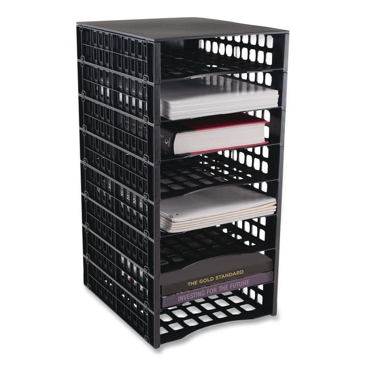 ADVANTUS CORPORATION Literature Organizer, 8 Sections, 21 x 12.25, Black (AVT39443) thumbnail 4