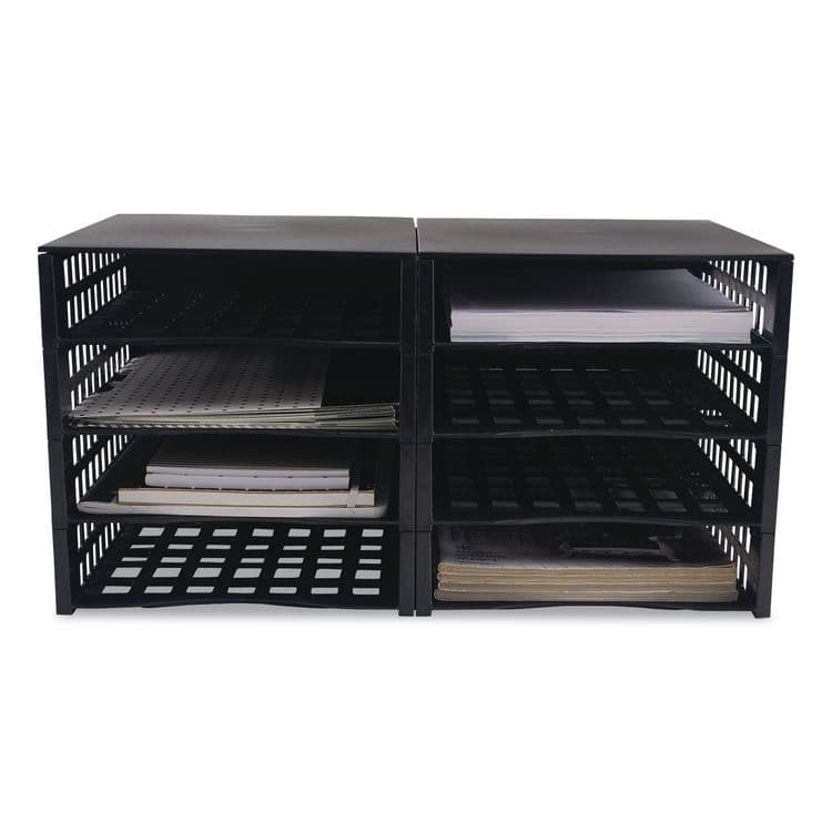 ADVANTUS CORPORATION Literature Organizer, 8 Sections, 21 x 12.25, Black (AVT39443) thumbnail 3