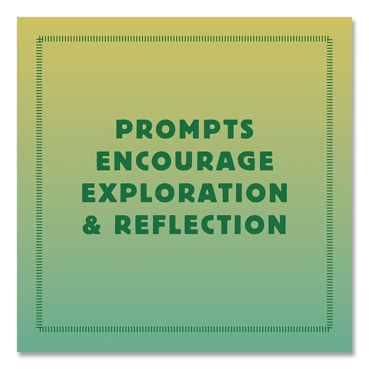 CHRONICLE BOOKS Guided Journal: Spark Adventure - A Journal for Trailblazers and Wanderers, Green/Gold Cover, (88) 8 x 6 Sheets (CHB978179722216) thumbnail 2