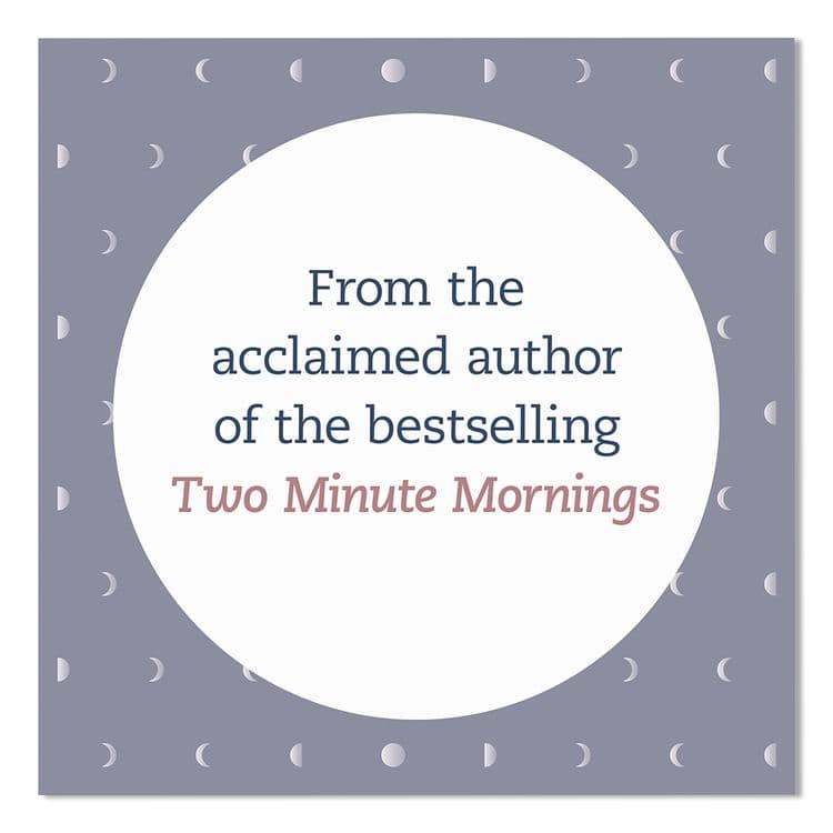 CHRONICLE BOOKS Guided Journal: Two Minute Evenings - Wind Down Your Day by Neil Pasricha, Blue/Silver Cover, (152) 6.25 x 4.75 Sheets (CHB978179722987) thumbnail 3