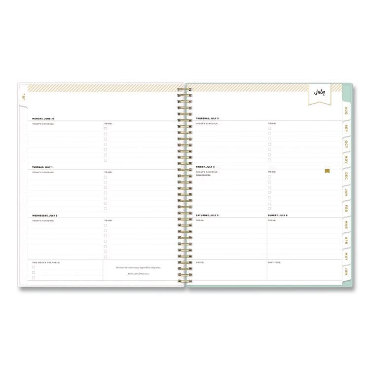 BLUE SKY Day Designer Secret Garden Mint Academic Weekly/Monthly Twin-Wire Notes Planner, 11 x 8.5, 12-Month: July 2025 to June 2026 (BLS137896A26) thumbnail 2