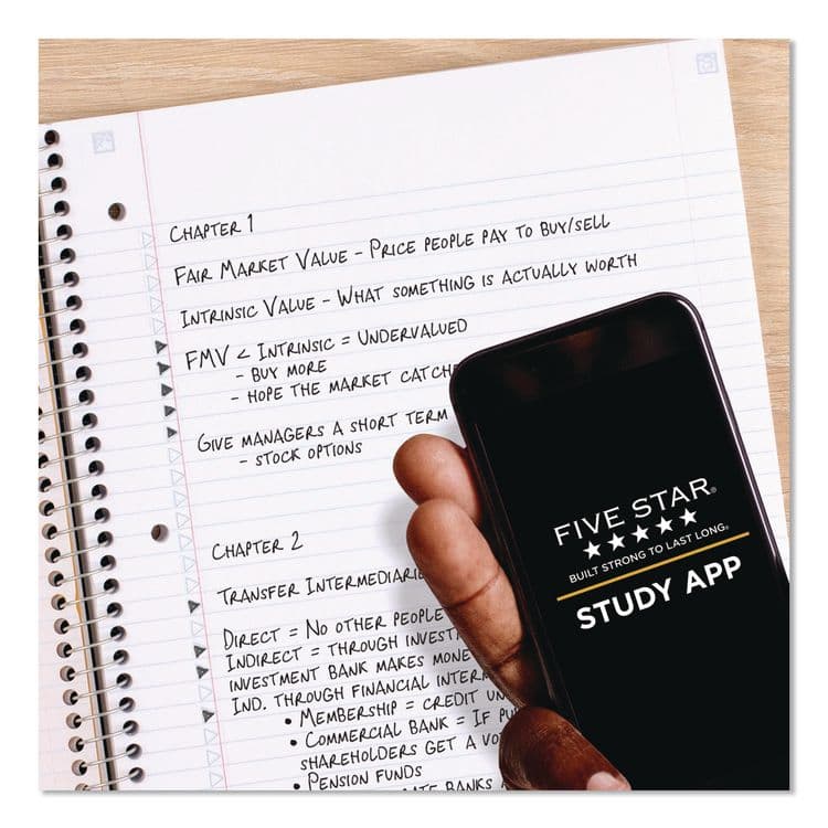 MEAD PRODUCTS Wirebound Notebook, 3-Subject, Medium/College Rule, Fire Red Cover, (150) 11 x 8.5 Sheets (ACC72065) thumbnail 2