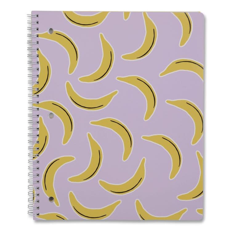 DESIGNWORKS INK Twin-Wire Notebook, Randomly Assorted Banana and Strawberry Cover Designs, 1-Subject, Wide/Legal Rule, (80) 10.5 x 8.5 Sheets (DWOTTWSA114ST) thumbnail 3