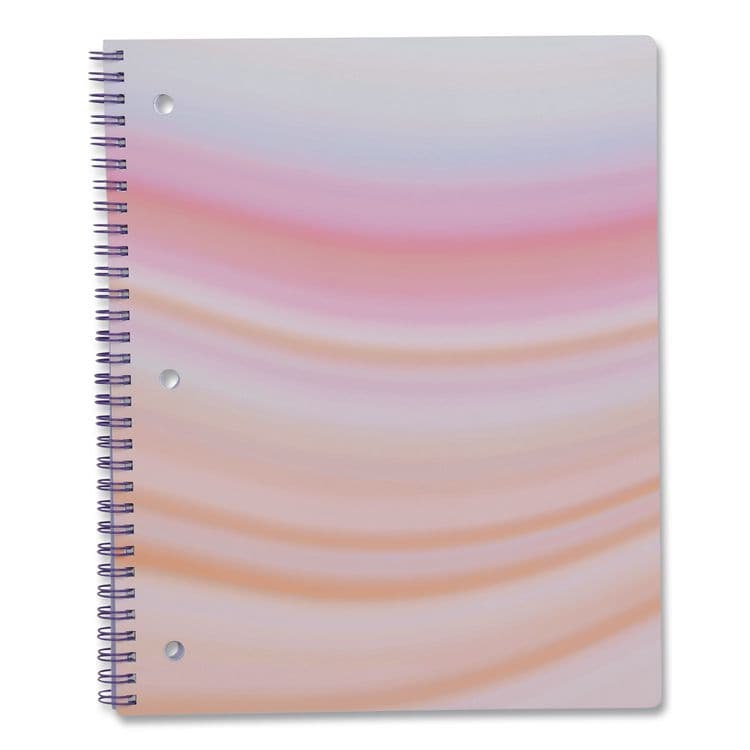 DESIGNWORKS INK Twin-Wire Notebook, Randomly Assorted Pastel Marble Cover Designs, 1-Subject, Medium/College Rule, (80) 10.5 x 8.5 Sheets (DWOTTWSA115ST) thumbnail 3