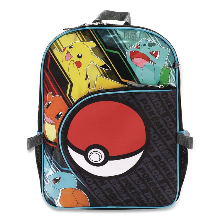 BIOWORLD MERCHANDISING Pokemon Kids 5-Piece Backpack Set, Multicolor (BWRB1B7Y0QPOKSB) thumbnail 3