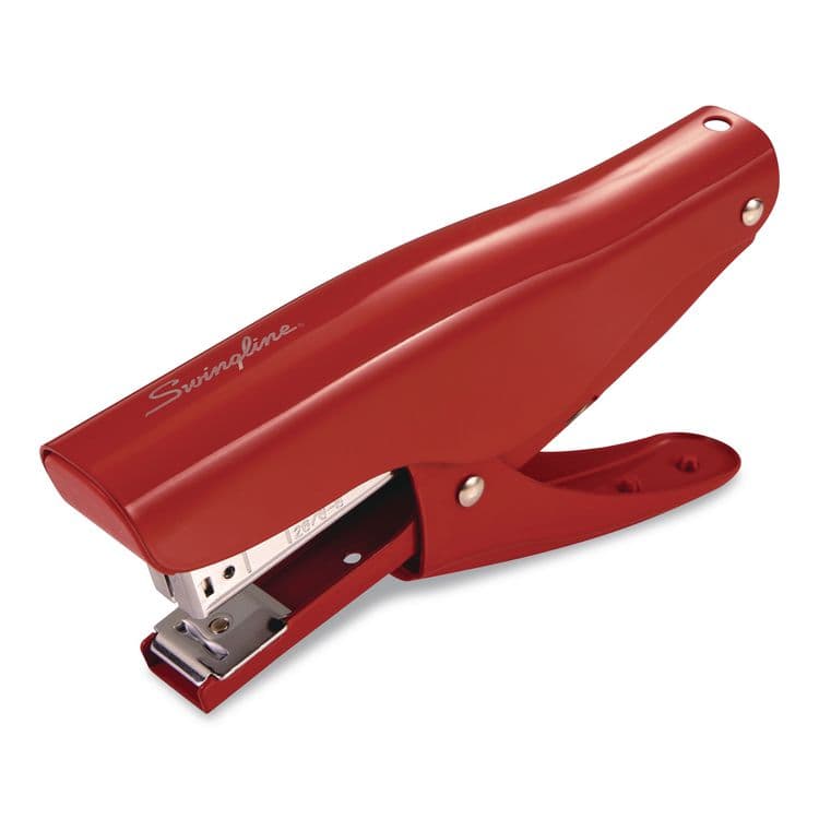 ACCO BRANDS, . Vintage Plier Stapler, 25-Sheet Capacity, Rio Red (GBCS701059) thumbnail 3