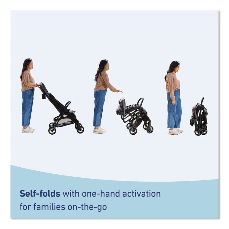 GRACO Ready2Jet Compact Stroller, Supports Up to 50 lbs, 20.5 x 27 x 43, Kingston (GCO2209064) thumbnail 2