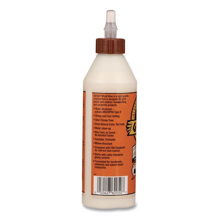 GORILLA GLUE COMPANY Wood Glue, 18 oz, Dries Light Tan (GOR6205001) thumbnail 3