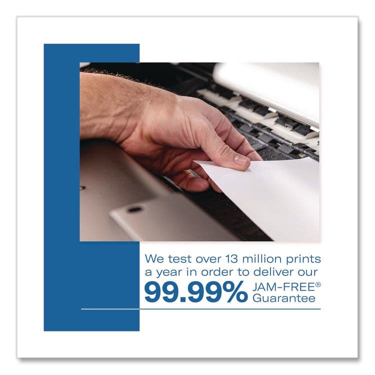 HAMMERMILL/HP EVERYDAY PAPERS Premium Color Copy Print Paper, 100 Bright, 28 lb Bond Weight, 11 x 17, Photo White, 500 Sheets/Ream, 4 Reams/Carton (HAM102541CT) thumbnail 4