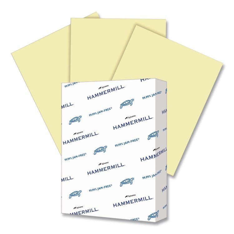 HAMMERMILL/HP EVERYDAY PAPERS Colors Print Paper, 24 lb Bond Weight, 8.5 x 11, Canary, 500/Ream (HAM104307)