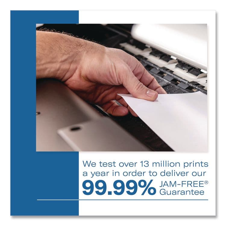 HAMMERMILL/HP EVERYDAY PAPERS Premium Laser Print Paper, 98 Bright, 28 lb Bond Weight, 8.5 x 11, White, 500 Sheets/Ream, 8 Reams/Carton (HAM125534CT) thumbnail 4