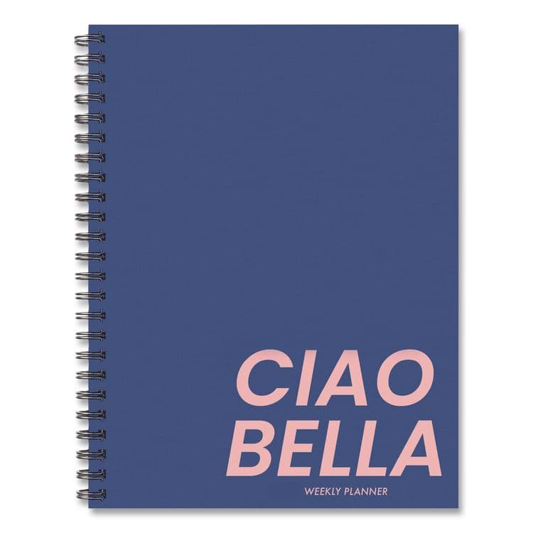 WILLOW CREEK PRESS Ciao Bella Weekly/Monthly Planner, 8.5 x 6.5, Blue/Pink Cover, 12-Month (Jan to Dec): 2026 (WPR58497)