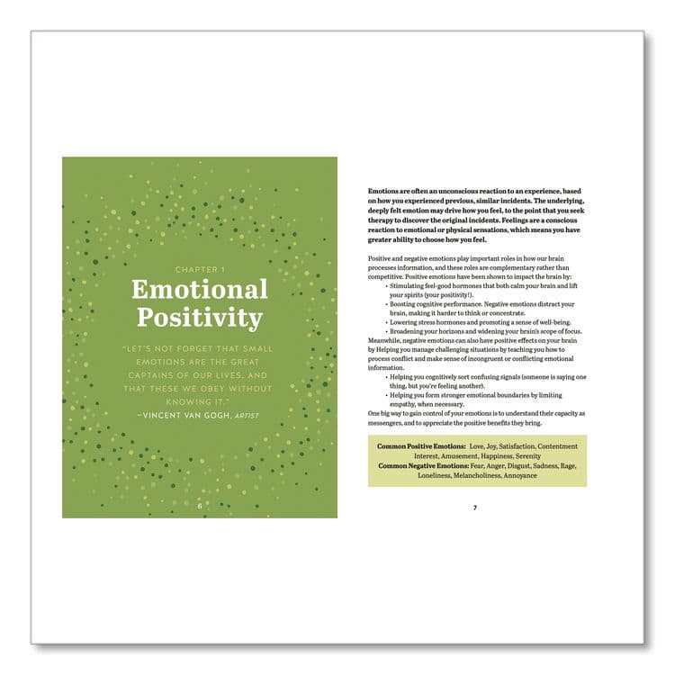 QUARTO PUBLISHING PLC Guided Journal: 3-Minute Positivity - Transform Your Life by Changing Your Thoughts, Blue Cover, (96) 8 x 6 Sheets (HBG978078584204) thumbnail 2