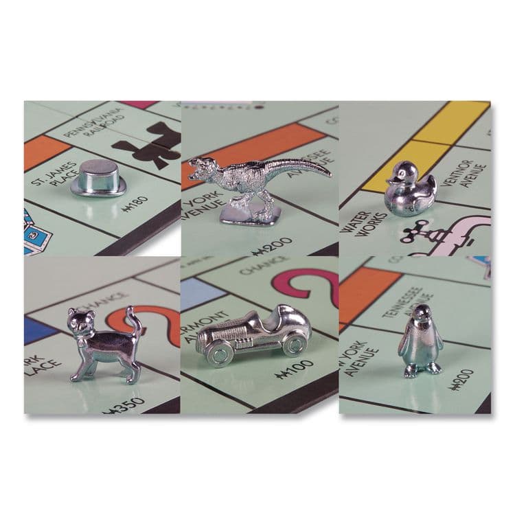 HASBRO Monopoly New Edition Classic Board Game, 2 to 8 Players, Ages 8 and Up, 117 Pieces (HSBC1009) thumbnail 4