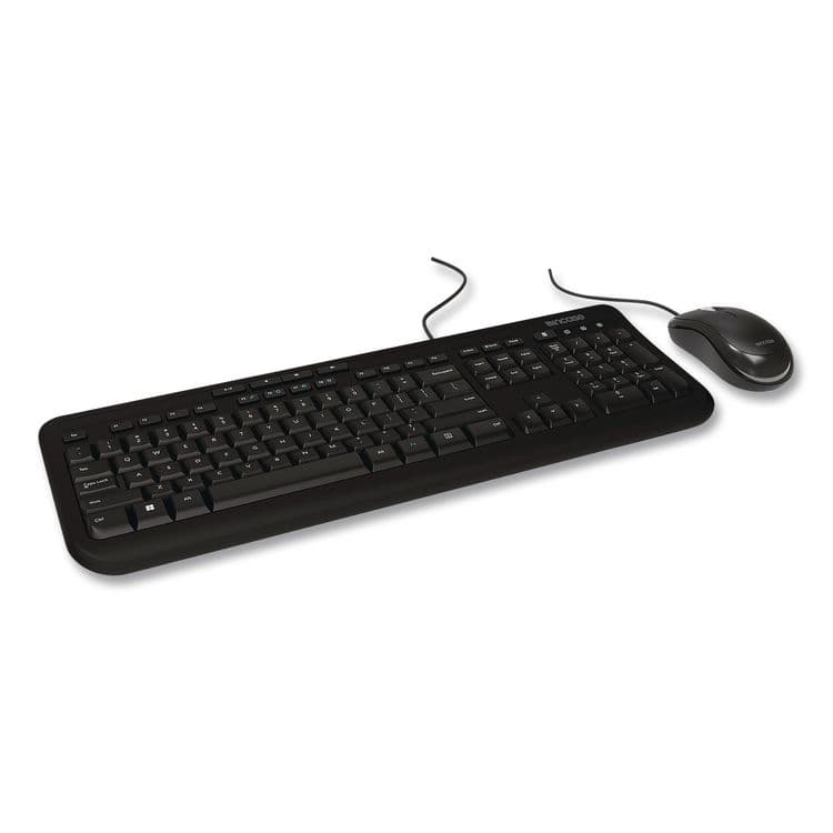 INCASE Wired Desktop 600 Keyboard and Optical Mouse Combo, USB, Black (ICAAPB00001) thumbnail 2