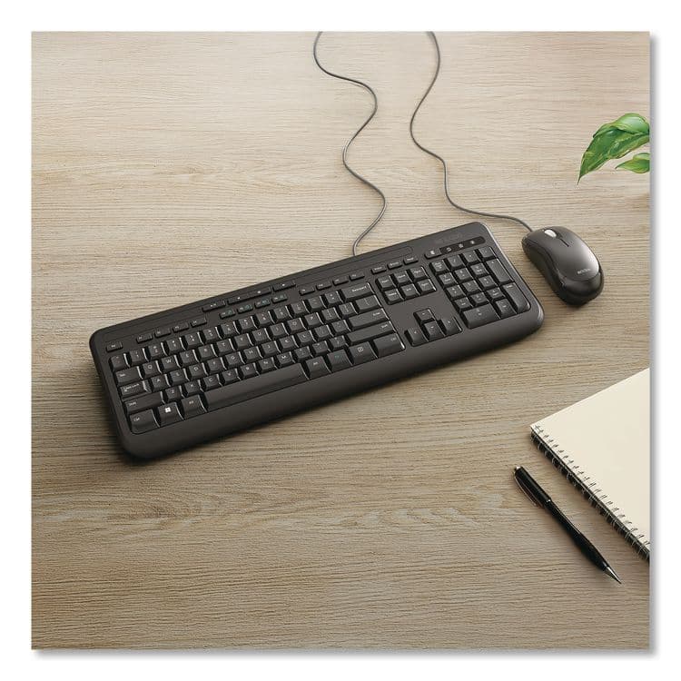 INCASE Wired Desktop 600 Keyboard and Optical Mouse Combo, USB, Black (ICAAPB00001) thumbnail 4