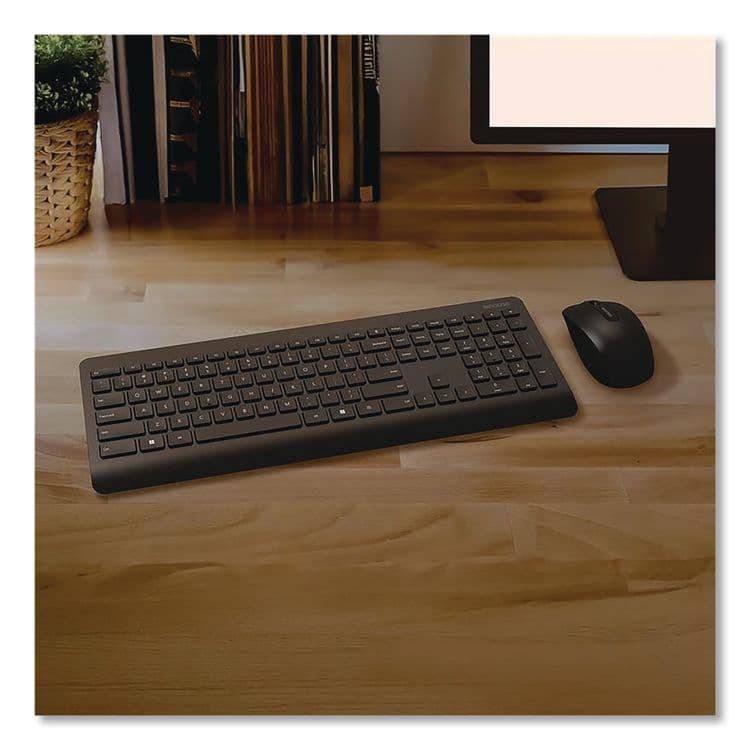 INCASE Wireless Desktop 900 Keyboard and Optical Mouse Combo, 2.4 GHz Frequency/30 ft Wireless Range, Black (ICAPT300001) thumbnail 4