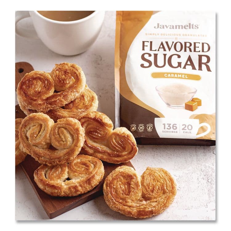JAVAMELTS Flavored Sugar, Caramel, 1.5 lb Bag (JVMJMT55383) thumbnail 4