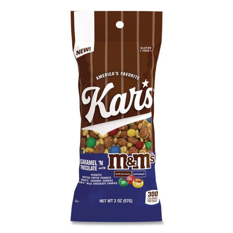 KAR'S NUTS Trail Mix, Caramel 'N Chocolate, 2 oz Packet, 12/Box (KAR08959) thumbnail 3