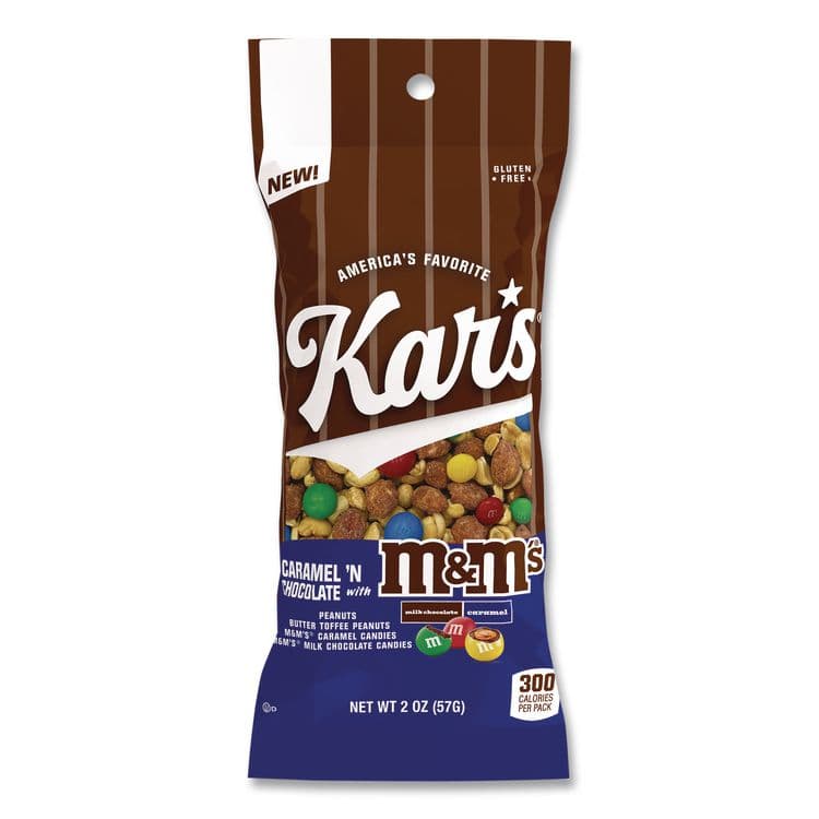 KAR'S NUTS Trail Mix, Caramel 'N Chocolate, 2 oz Packet, 12/Box (KAR08959) thumbnail 4
