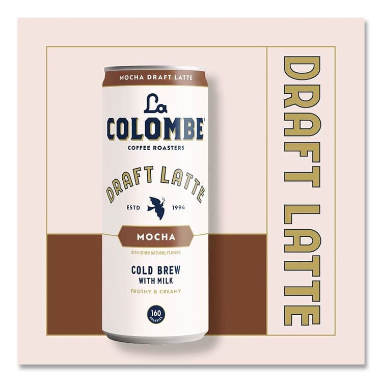 LA COLOMBE COFFEE ROASTERS Draft Latte Cold Brew, Mocha Latte, 11 oz Can, 12/Carton (LALLCT00500) thumbnail 3