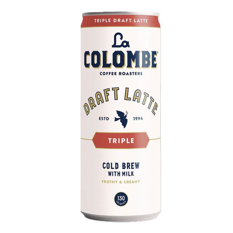 LA COLOMBE COFFEE ROASTERS Draft Latte Cold Brew, Triple Shot Espresso Latte, 11 oz Can, 12/Carton (LALLCT00501) thumbnail 2