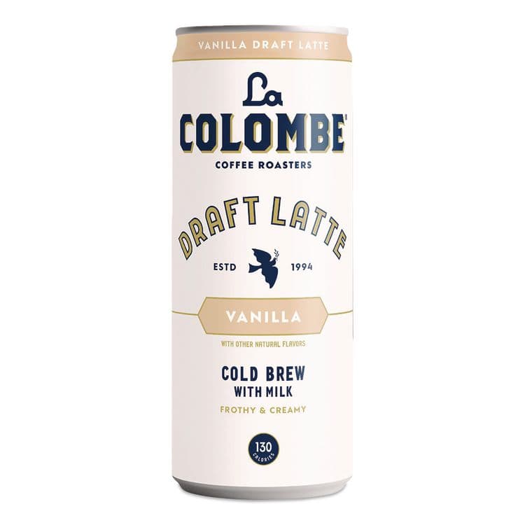 LA COLOMBE COFFEE ROASTERS Draft Latte Cold Brew, Vanilla Latte, 11 oz Can, 12/Carton (LALLCT30502) thumbnail 2
