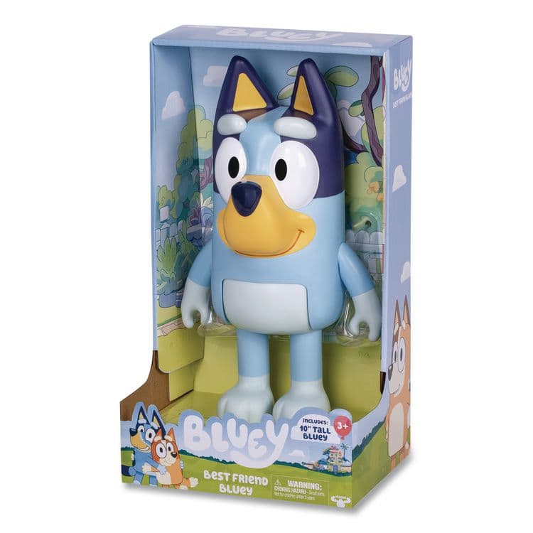 BLUEY Series 10 My Best Friend Bluey Plastic 10" Figure, Ages 3 and Up (LTP176404) thumbnail 2