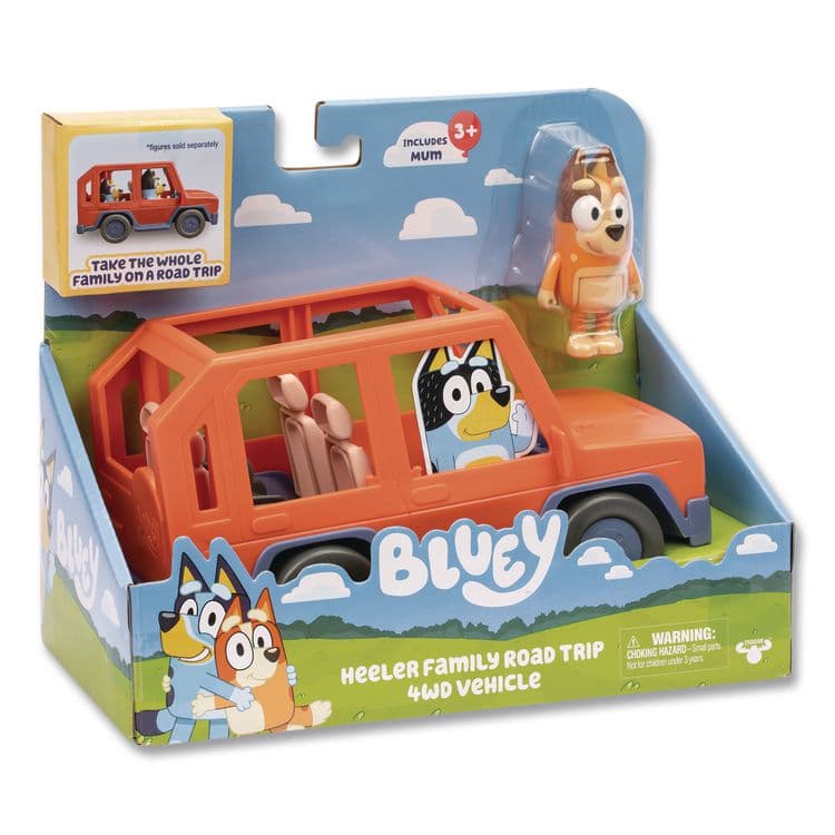 BLUEY Series 11: Heeler Family Road Trip 4WD Vehicle, Ages 3 and Up, 2 Pieces (LTP176614) thumbnail 3