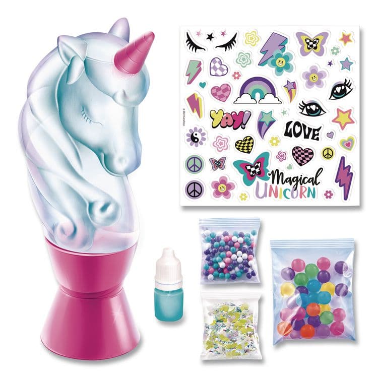 CANAL TOYS Unicorn Moon Lamp Creator Kit with Beads, Stickers, Colorant, Confetti and Glitter, Ages 8 and Up (LTP22839012) thumbnail 4