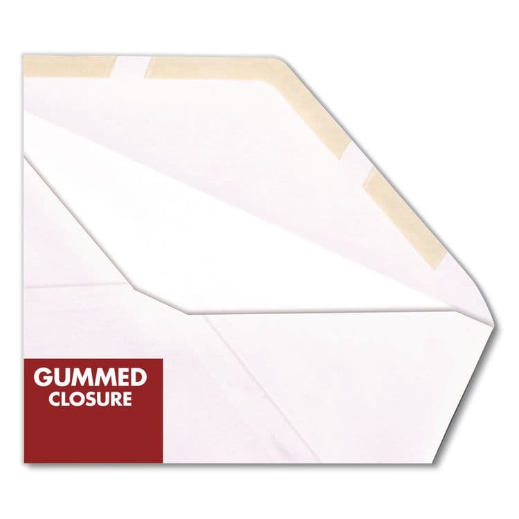 MEAD PRODUCTS #10 Business Envelopes, Monarch Flap, Gummed Closure, 4.13 x 9.5, White, 50/Pack (MEA75050) thumbnail 2