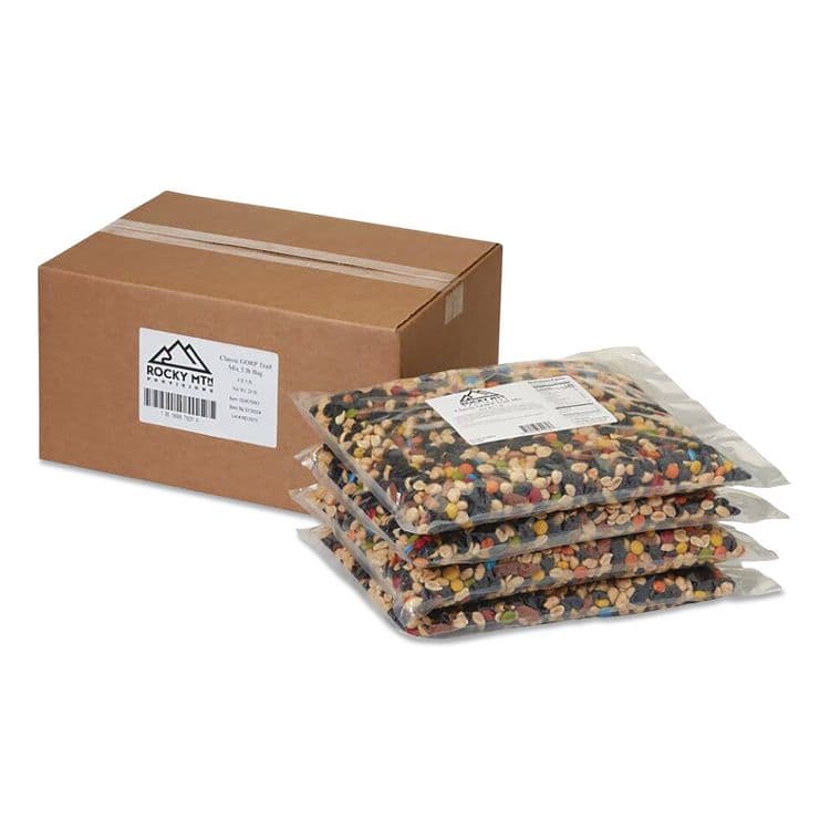 PERFORMANCE FOOD GROUP Rocky MTN Provisions Classic GORP Trail Mix, 5 lb Bag, 4/Carton (MMGCDA79281)