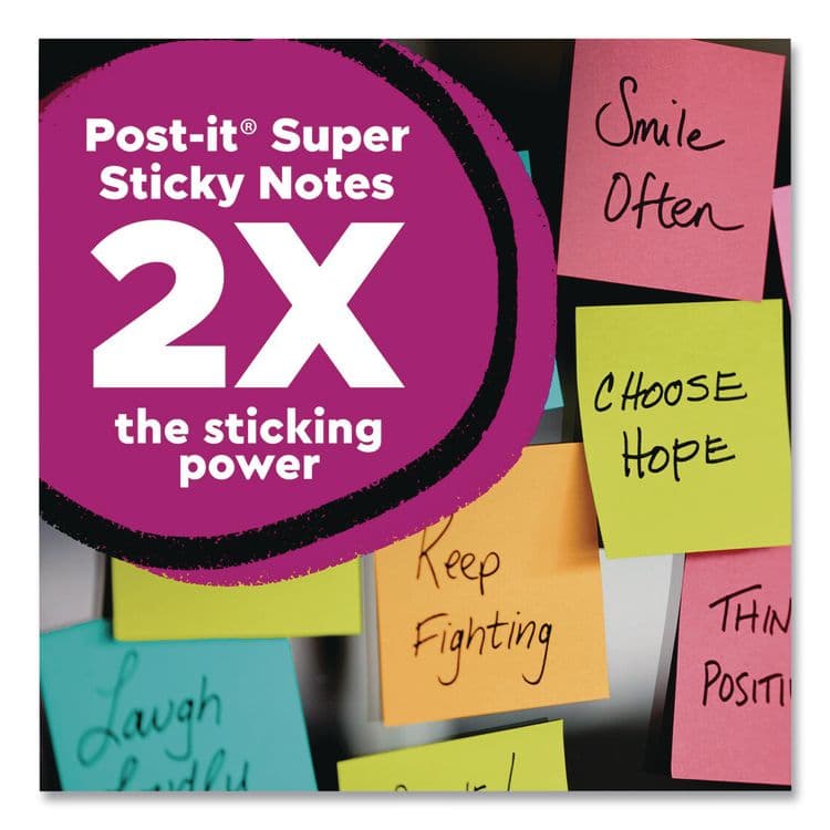 3M/COMMERCIAL TAPE DIV. Pads in Playful Primary Collection Colors, 1.88" x 1.88", Assorted Colors, 90 Sheets/Pad, 18 Pads/Pack (MMM62218SSANCP) thumbnail 3