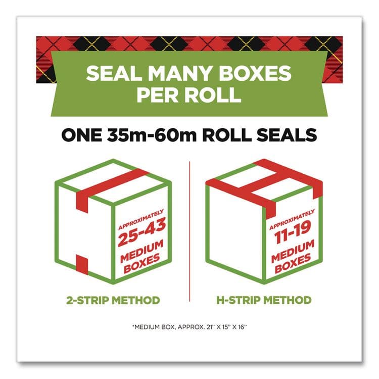 3M/COMMERCIAL TAPE DIV. Sure Start Packaging Tape, 3" Core, 1.88" x 54.6 yds, Clear (MMM3450) thumbnail 4