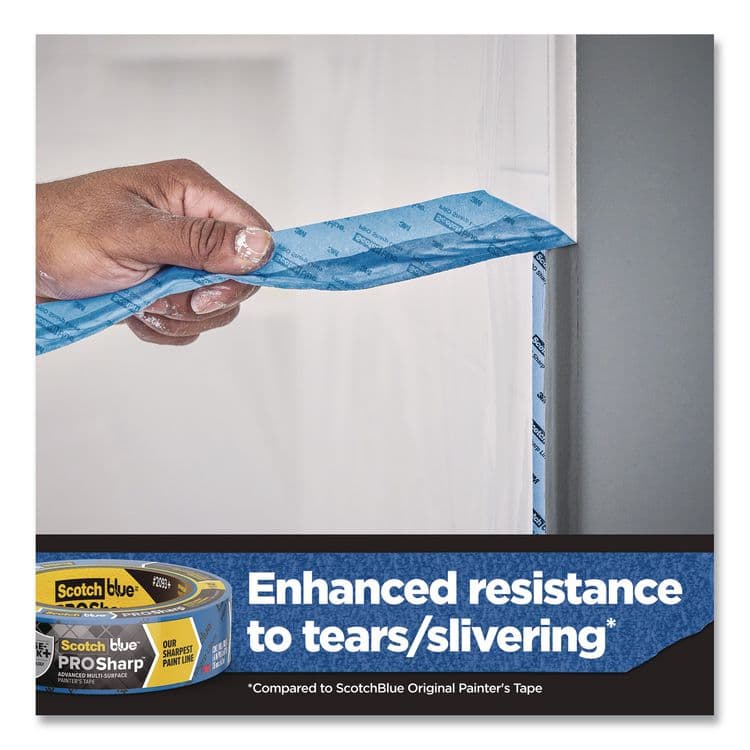 3M/COMMERCIAL TAPE DIV. PROSharp Painter's Tape, 3" Core, 1.88" x 60 yds, Blue (MMM209348EC) thumbnail 2