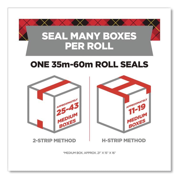 3M/COMMERCIAL TAPE DIV. General Purpose Packaging Tape with Dispenser, 3" Core, 1.88 x 84.2 yds, Clear (MMM335077RD36GC) thumbnail 3