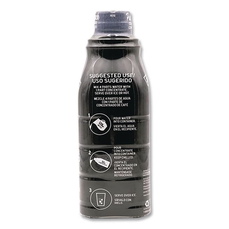 JAVA HOUSE Cold Brew Coffee Concentrate, Pure Black, 32 oz Bottle (JVHHFP01607) thumbnail 2