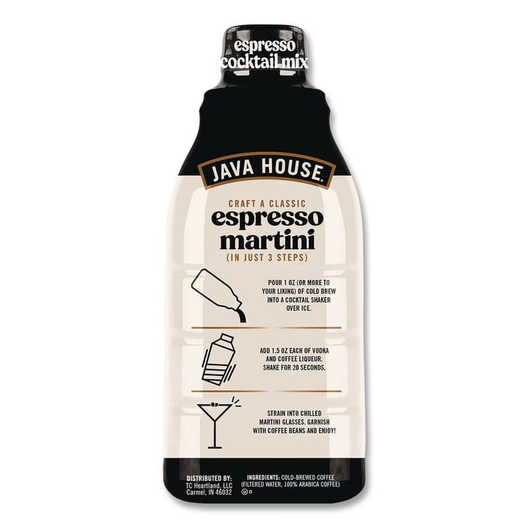 JAVA HOUSE Espresso Cocktail Mix Cold Brew Coffee, 32 oz (JVHHFP01820) thumbnail 4