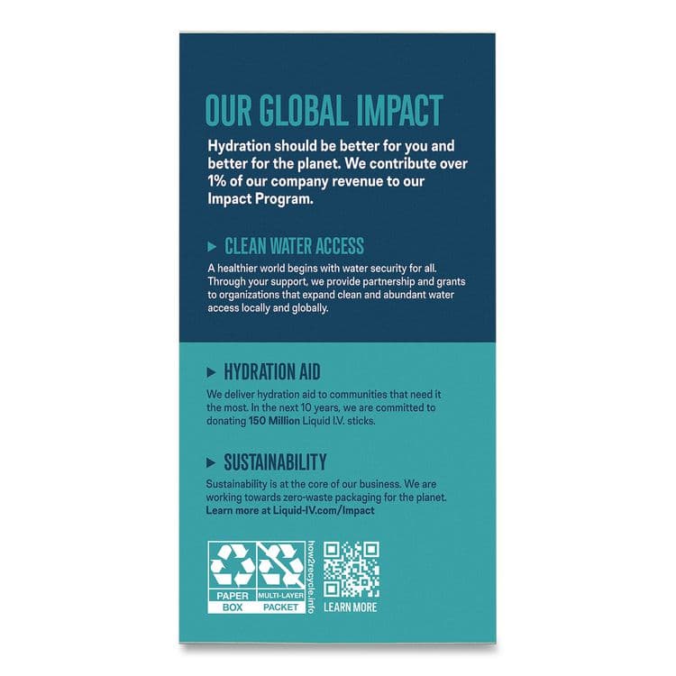 UNILEVER Hydration Multiplier, Lemon-Lime, 0.56 oz Stick, 15/Pack (LQVEHC47494) thumbnail 4