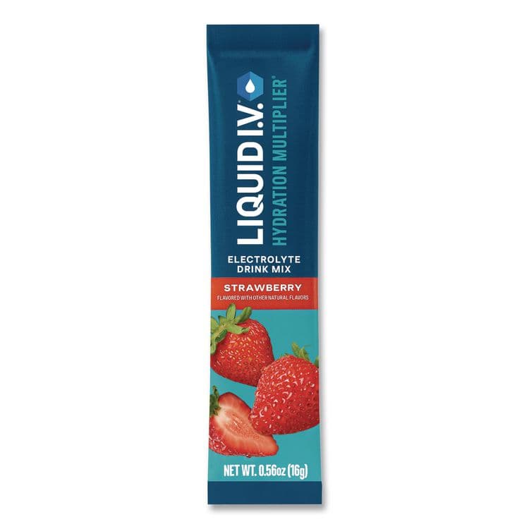 UNILEVER Hydration Multiplier, Strawberry, 0.56 oz Stick, 15/Pack (LQVEHC47495) thumbnail 2