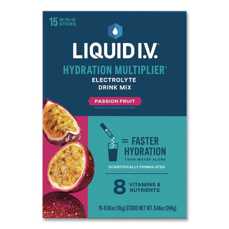 UNILEVER Hydration Multiplier, Passion Fruit, 0.56 oz Stick, 15/Pack (LQVEHC47496)
