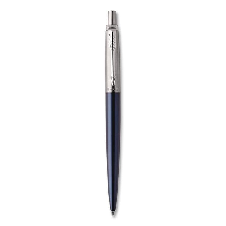 SANFORD Jotter Ballpoint Pen, Retractable, Medium 0.7 mm, Blue Ink, Royal Blue/Stainless-Steel Barrel (PAR1953209)