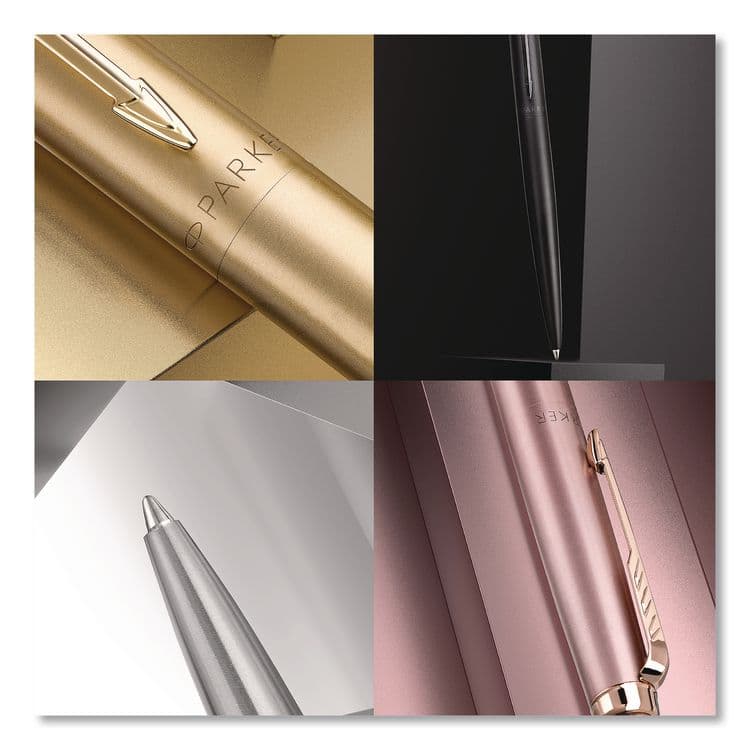 SANFORD Jotter XL Ballpoint Pen, Monochrome Collection, Retractable, Medium, Blue Ink, Matte Black Barrel (PAR2122753) thumbnail 4