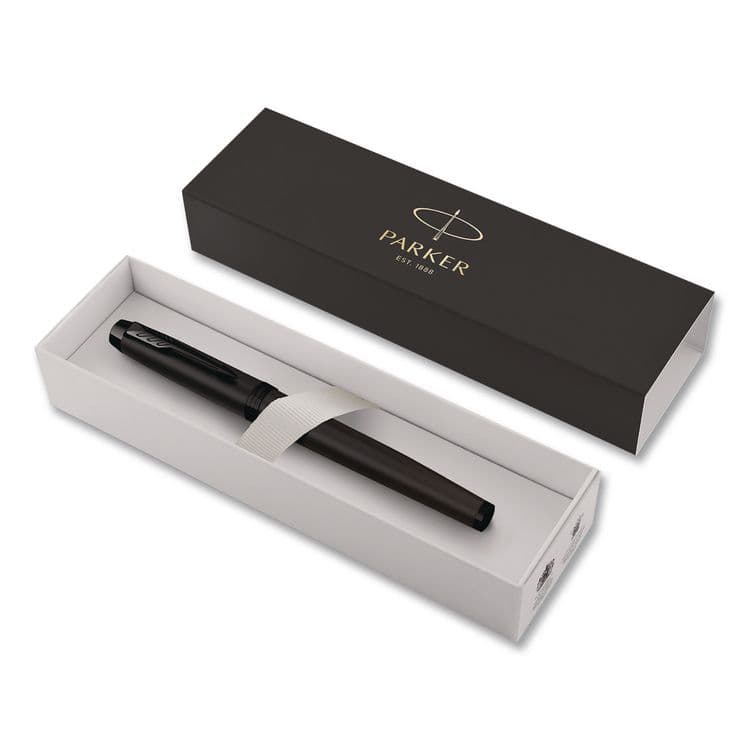 SANFORD IM Rollerball Pen, Monochrome Collection, Stick, Fine, Black Ink, Matte Black/PVD Barrel (PAR2127743)
