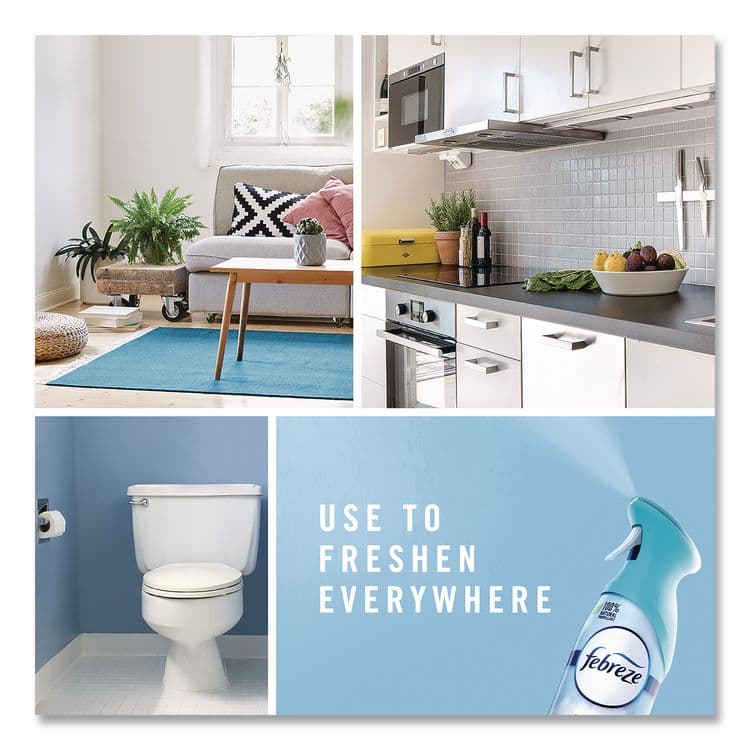 PROCTER & GAMBLE AIR Variety Pack, Heavy-Duty Crisp Clean/Linen and Sky/Ocean, 8.8 oz Aerosol Spray, 3/Pack (PGC10677) thumbnail 3