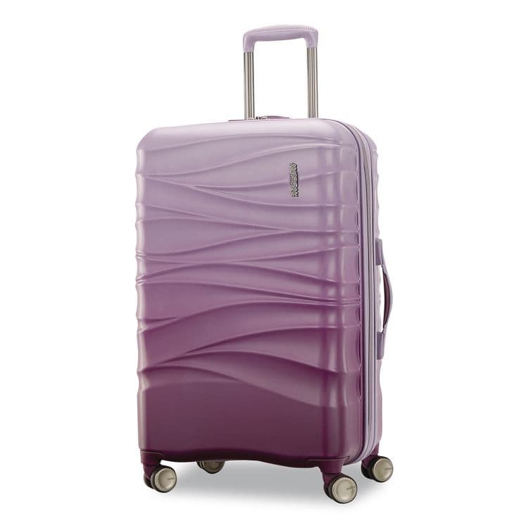SAMSONITE CORP/LUGGAGE DIV Cascade Hardside Spinner Suitcase, 17.75 x 10 x 26.75, Purple Haze (SML1432454321)