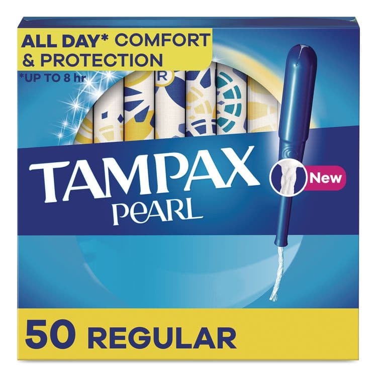 PROCTER & GAMBLE Pearl Tampons, Regular Absorbency, 50/Pack (PGC71135)